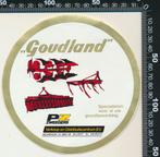 Sticker: PZ Zweegers - Goudland, Ophalen of Verzenden, Zo goed als nieuw, Bedrijf of Vereniging