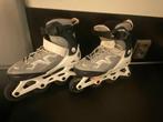 skeelers meet 32-35 wit met roze, Kinderen, Inline skates 4 wielen, Ophalen, Overige merken