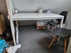 Witte IKEA Tafel, Ophalen, Kunststof, Gebruikt, 100 tot 150 cm