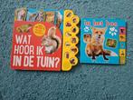 Kartonboekjes met geluid  bos en tuin dieren, Boeken, Kinderboeken | Baby's en Peuters, 1 tot 2 jaar, Ophalen of Verzenden, Zo goed als nieuw