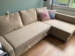 Friheten IKEA slaapbank hoekbank beige + topper, Huis en Inrichting, Slaapkamer | Slaapbanken, Ophalen, Gebruikt, Beige, Tweepersoons