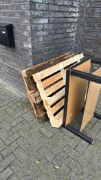 Pallets en hout, Doe-het-zelf en Verbouw, Hout en Planken, Ophalen, Minder dan 25 mm, Zo goed als nieuw, Pallet