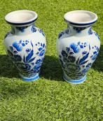 Delfts Blauw Vazen + Lamp - Handwerk Holland, Antiek en Kunst, Ophalen