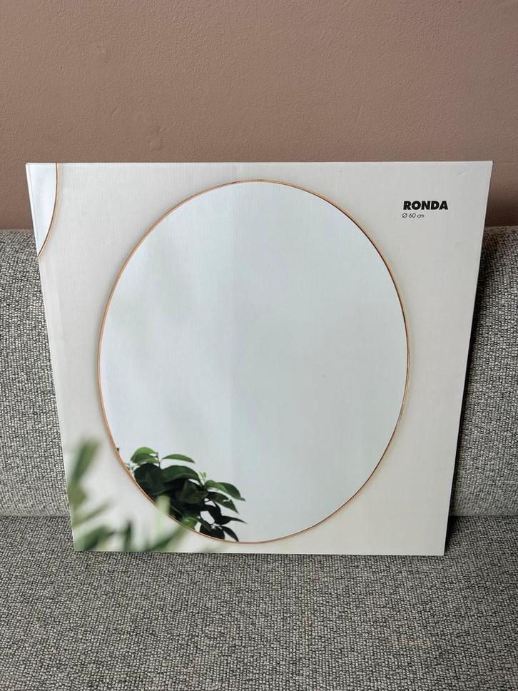 Ronda Spiegel - 60 cm - Nieuw in doos!, Huis en Inrichting, Woonaccessoires | Spiegels, Nieuw, 50 tot 75 cm, Minder dan 100 cm