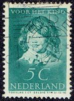 Nederland 1937, kinderzegels, 5+3 cent, met watermerk., Verzenden, T/m 1940, Gestempeld
