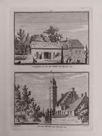 453-454 / Overblijfselen Huis Burg en Huis Hoorn Rijswijk, Antiek en Kunst, Kunst | Etsen en Gravures, Ophalen of Verzenden