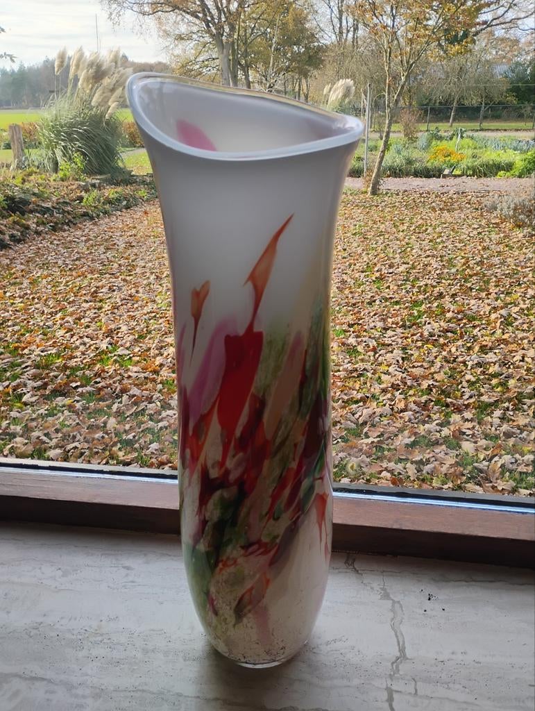 Zeer nette hoge vaas., Huis en Inrichting, Woonaccessoires | Vazen, Ophalen, Overige kleuren, 50 tot 75 cm, Glas