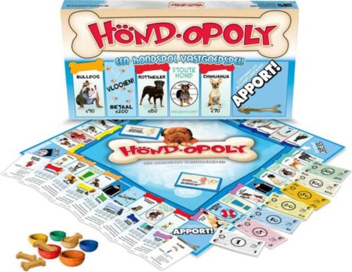 Hond-Opoly, Hobby en Vrije tijd, Gezelschapsspellen | Bordspellen, Nieuw, Ophalen of Verzenden