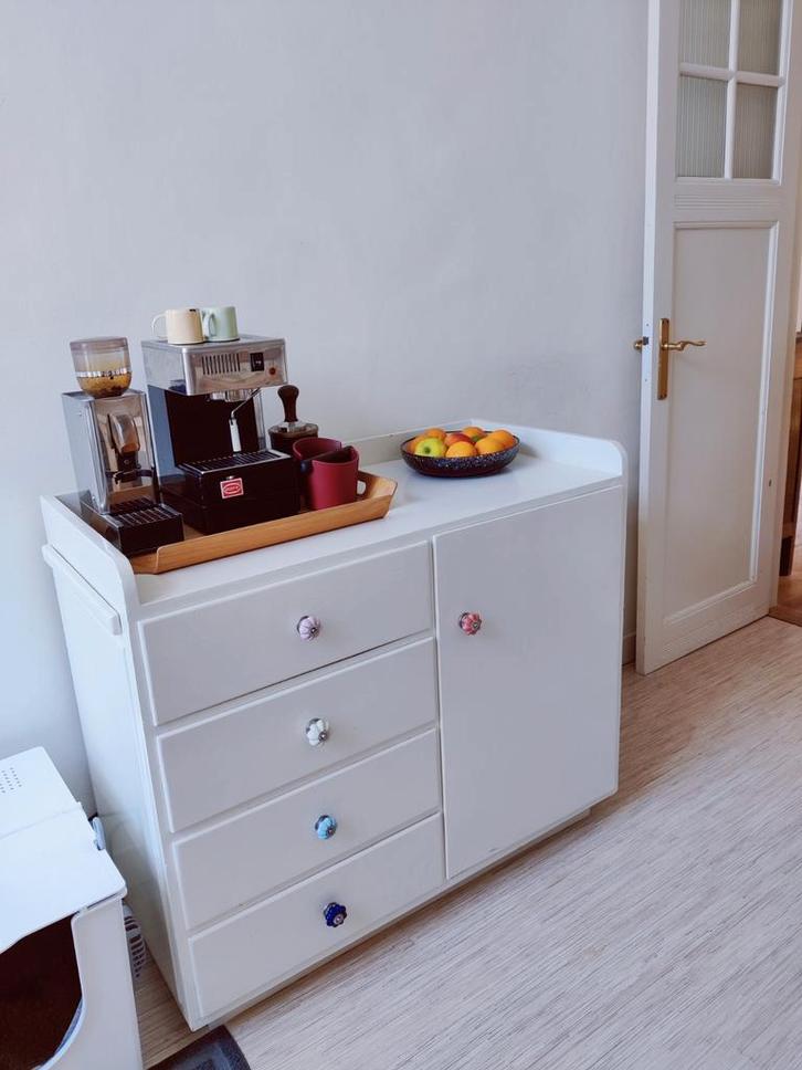 Mooie vintage commode, Kinderen en Baby's, Kinderkamer | Commodes en Kasten, Gebruikt, Commode, 90 tot 105 cm, 100 cm of meer