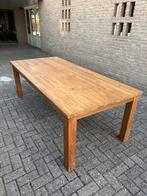 Eettafel Teak, Huis en Inrichting, Ophalen, Gebruikt, Teakhout, 200 cm of meer