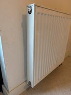Witte Radiator 60x60 cm met Danfoss thermostaat knop, Doe-het-zelf en Verbouw, Verwarming en Radiatoren, Ophalen, 30 tot 80 cm