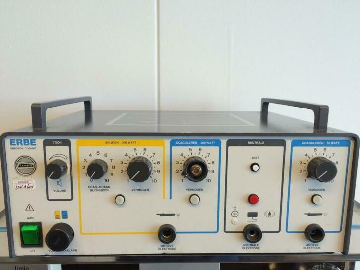 Monopolair coagulatie toestel Erbe MD300 + veel toebehoren, Diversen, Braces, Gebruikt, Ophalen of Verzenden