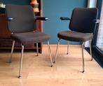 Vintage eetkamerstoelen, Huis en Inrichting, Ophalen, Gebruikt, Twee, Bruin