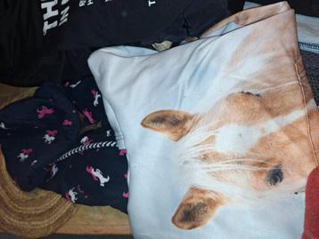 Paardrijkleding en kleding met paardenprint  beschikbaar voor biedingen
