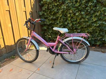 Roze batavus meisjesfiets 20inch, goede remmen+licht 5-8 jr beschikbaar voor biedingen