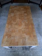 Eikenhouten salontafel, 100 tot 150 cm, Zo goed als nieuw, Minder dan 50 cm, Rechthoekig