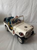 Vintage Politie Jeep Speelgoedauto, Antiek en Kunst, Antiek | Speelgoed, Ophalen of Verzenden