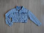 Bloemen spijkerjas H&M mt 140-146, Kinderen en Baby's, Ophalen of Verzenden, Zo goed als nieuw, Meisje, Jas