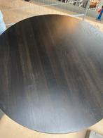 Leolux Columna Eettafel - Massief Eiken Night, 100 tot 150 cm, Ophalen of Verzenden, Zo goed als nieuw, Vier personen