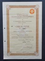 Vereenigde Telefoonmaatschappijen - 's-Gravenhage 1933, Verzenden, 1920 tot 1950, Obligatie of Lening