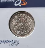 Nederland coincard ode aan het dubbeltje 1944es (1975 - 1993, Koningin Beatrix, Zilver, 10 cent, Verzenden