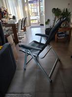 crespo camping stoel grijs, Ophalen, Nieuw, Aluminium