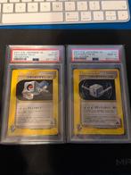 2x PSA 10 Falkner's TM 01 & 02 - Japanese VS pokemon, Ophalen of Verzenden, Zo goed als nieuw, Losse kaart