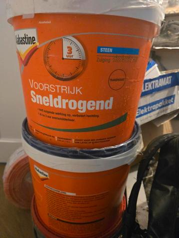2x 10L Alabastine Voorstrijk voor stucen- Nieuw!  beschikbaar voor biedingen