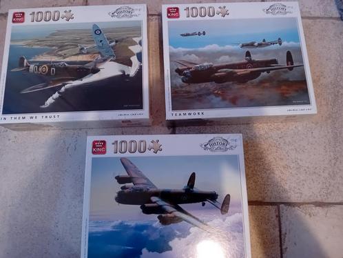 3 x puzzel vliegtuigen, Hobby en Vrije tijd, Denksport en Puzzels, Zo goed als nieuw, Ophalen of Verzenden