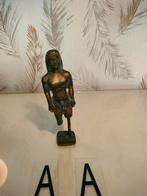 Antiek Grieks bronzen beeld - Egyptenaar (beschadigd), Ophalen of Verzenden