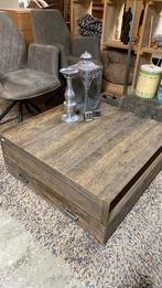 Xoon salontafel - prachtig hout - kringloopwinkel nochris, Huis en Inrichting, Ophalen of Verzenden, Rechthoekig, 50 tot 100 cm