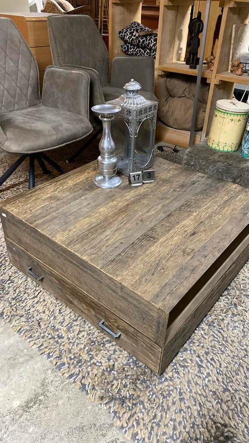 Xoon salontafel - prachtig hout - kringloopwinkel nochris, Huis en Inrichting, Tafels | Salontafels, Minder dan 50 cm, 50 tot 100 cm