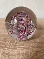 Presse papier glas 9 cm, Antiek en Kunst, Antiek | Glas en Kristal, Ophalen of Verzenden
