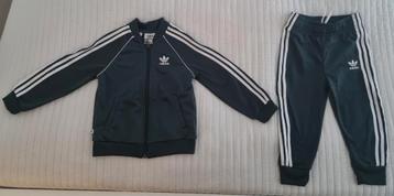 Adidas traningspak donker groen maat 92 merk kleding unisex beschikbaar voor biedingen