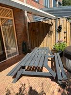 Te koop : leuke picknick tafel, Tuin en Terras, Ophalen, Gebruikt, Rechthoekig, Hout