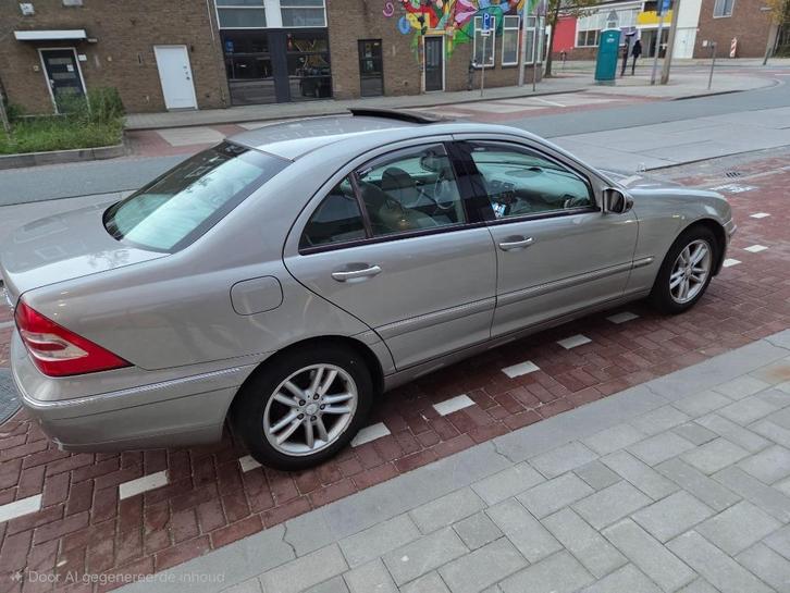 Automaat C 180 Kompressor+ Camera Mooie Interieur Beige, Auto's, Mercedes-Benz, Particulier, C-Klasse, ABS, Achteruitrijcamera