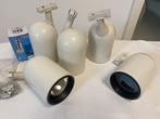 Spotjes met rails design, Ophalen of Verzenden, Zo goed als nieuw, Minder dan 30 watt, Led-lamp