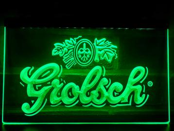 Led Lichtbord GROLSCH 3D neon look  beschikbaar voor biedingen