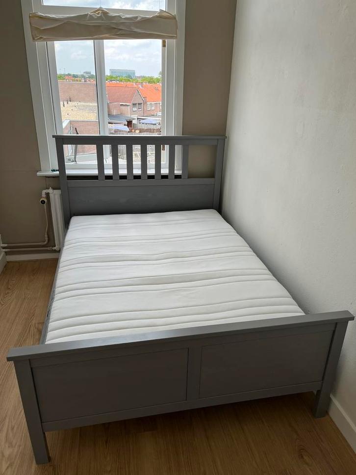 Bed 140x200cm (incl. Matras en nieuwe lattenbodem), Huis en Inrichting, Slaapkamer | Bedden, Gebruikt, Tweepersoons, 140 cm, 200 cm