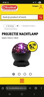 Projectielamp nachtlamp sterrenhemel, Ophalen of Verzenden, Gebruikt, Lamp