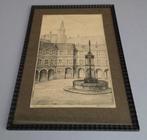 Ets - Binnenhof Den Haag, Antiek en Kunst, Ophalen of Verzenden
