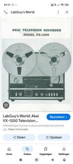 Gezocht deze akai vx1200, Audio, Tv en Foto, Ophalen of Verzenden