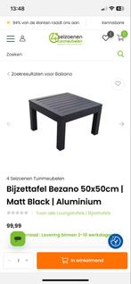 Tuin tafel - vierkant - metaal, Ophalen, Gebruikt, Vierkant, Metaal