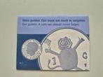 Laatste Gulden 2001 in folder, Ophalen of Verzenden, Koningin Beatrix, 1 gulden, Losse munt