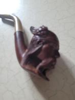 Zeer oude pijp hand gesneden, Heikant 21 Kaatsheuvel, Gebruikt, Belle Vieille Brocante, Ophalen of Verzenden