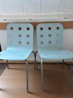 Leuke blauwe stoelen van IKEA, Ophalen, Gebruikt, Blauw, Twee