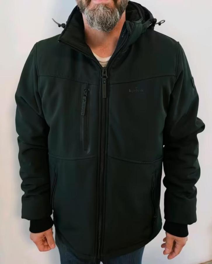 Kjelvik winterjas (maat M), Kleding | Dames, Jassen | Winter, Zo goed als nieuw, Maat 38/40 (M), Groen, Ophalen of Verzenden