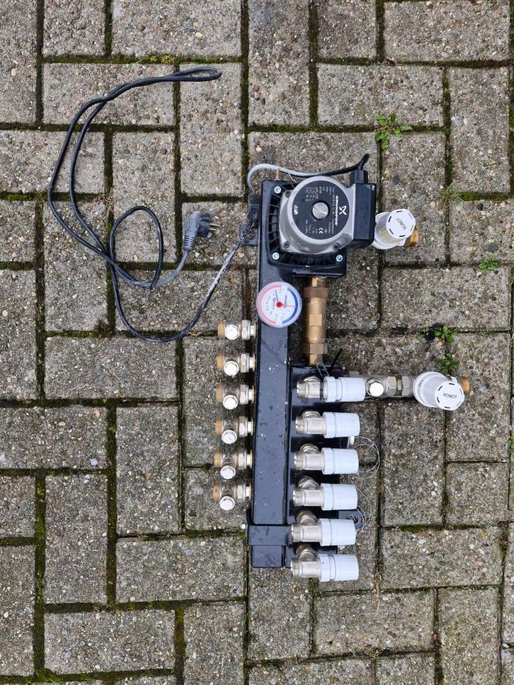 Vloerverwarming Verdeler - Complete Set, Doe-het-zelf en Verbouw, Verwarming en Radiatoren, Gebruikt, Overige typen, Minder dan 30 cm