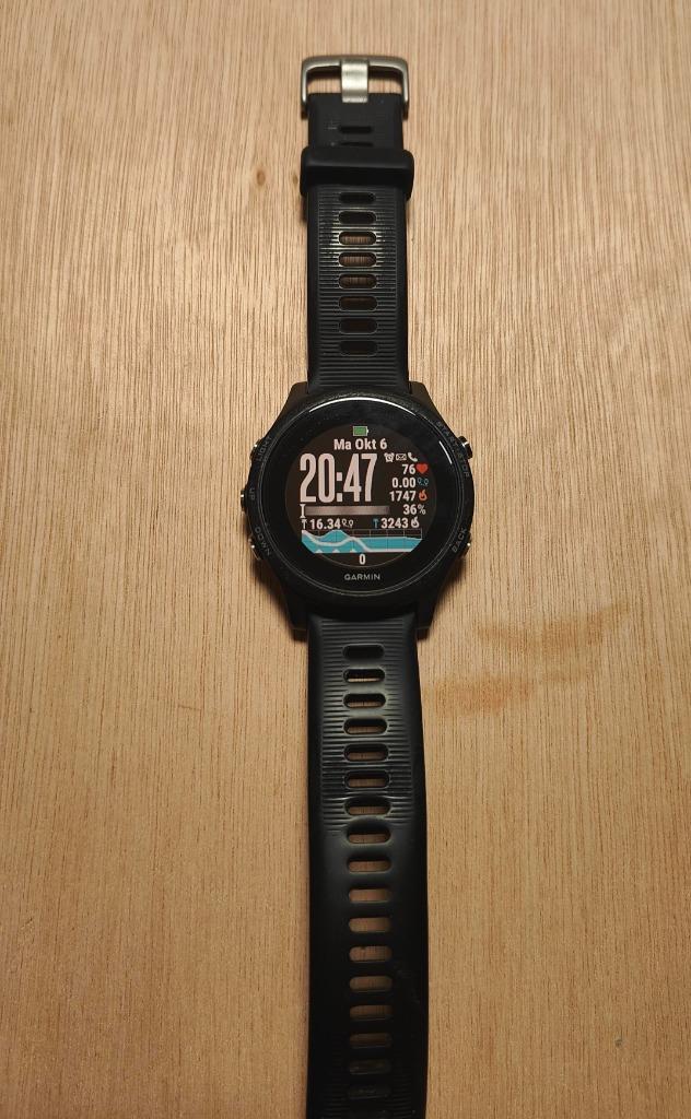 Garmin Forerunner 935, Sieraden, Tassen en Uiterlijk, Sporthorloges, Gebruikt, Zwart, Afstand, Calorieverbanding, Conditie, GPS