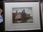 DELFSHAVEN R.dam, Mooie aquarel/Kleurets Van Van MUNSTER, Antiek en Kunst, Ophalen